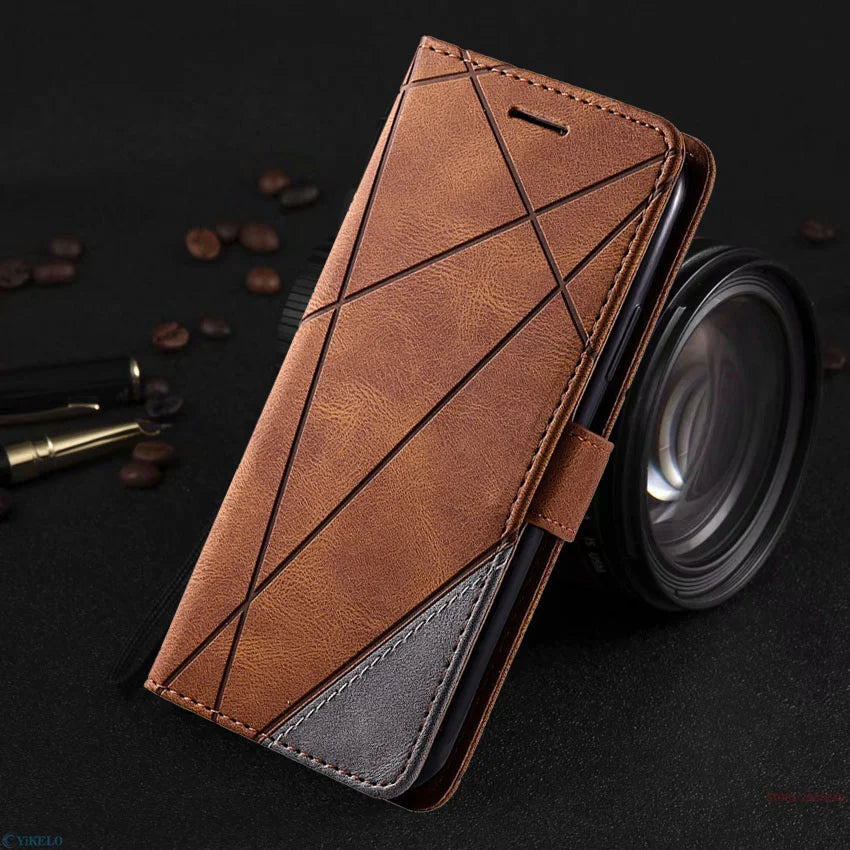 Leather Wallet Google Case - DealJustDeal