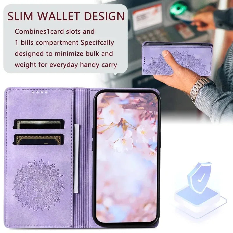 Wallet Card Holder Galaxy A Case - DealJustDeal