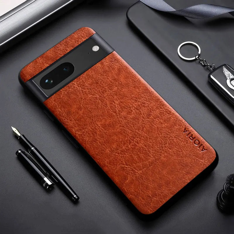 Business solid color design PU leather Google Case - DealJustDeal