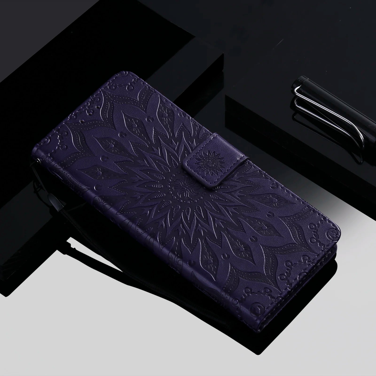 Wallet Book Card Slot Flip Leather Galaxy A Case - DealJustDeal