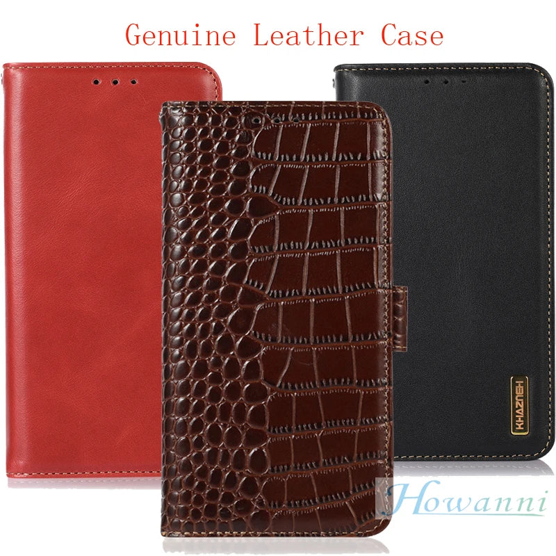 Flip Wallet Stand Genuine Leather Galaxy S Case - DealJustDeal