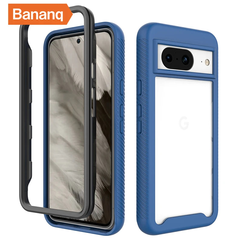 Shockproof Transparent Armor Google Case - DealJustDeal