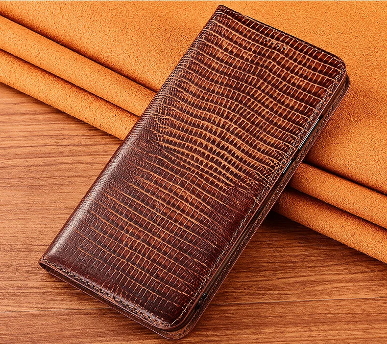 Lizard Grain Genuine Leather Galaxy S Case - DealJustDeal