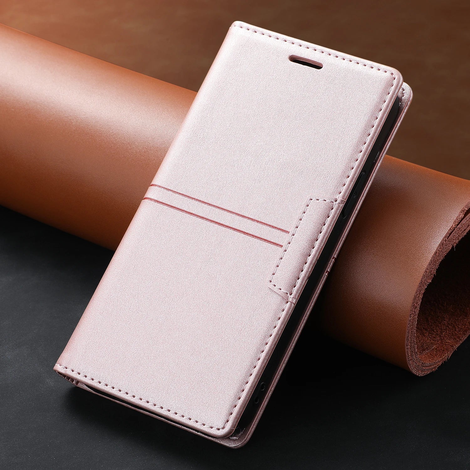 Flip Wallet Leather Galaxy A and S Case - DealJustDeal