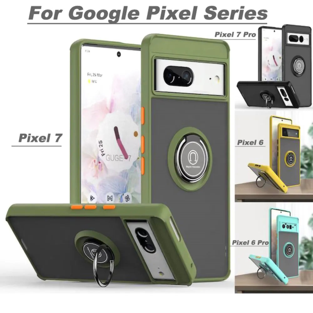 Car Ring Shockproof TPU Bumper Google Case - DealJustDeal