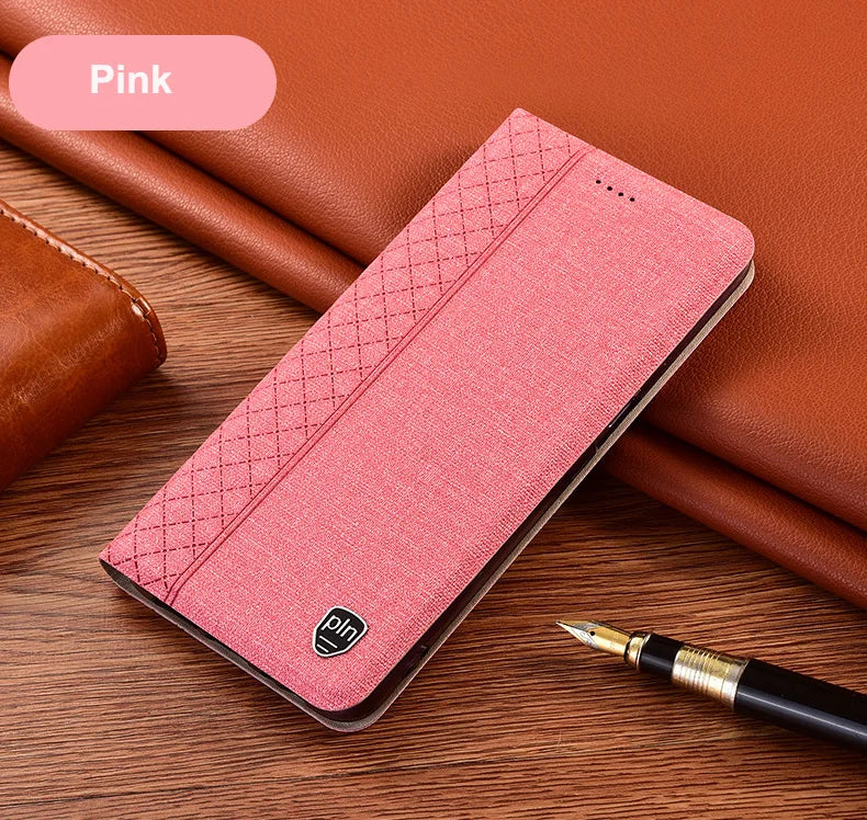 Magnetic Flip Cloth Leather Google Case - DealJustDeal