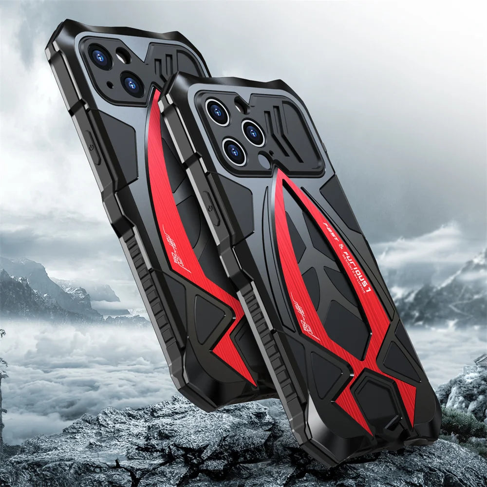 Shockproof Metal Armor Case for iPhone Case - DealJustDeal