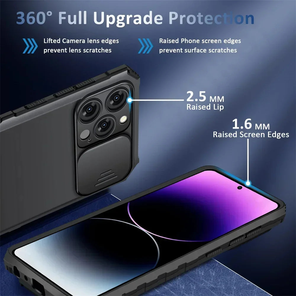 Pull Slide Camera Protection Magnetic Shockproof iPhone Case - DealJustDeal