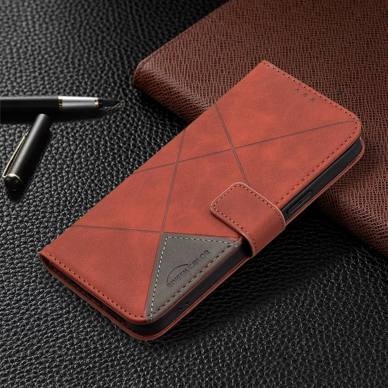 Wallet Magnetic Flip Shockproof Leather iPhone Case - DealJustDeal