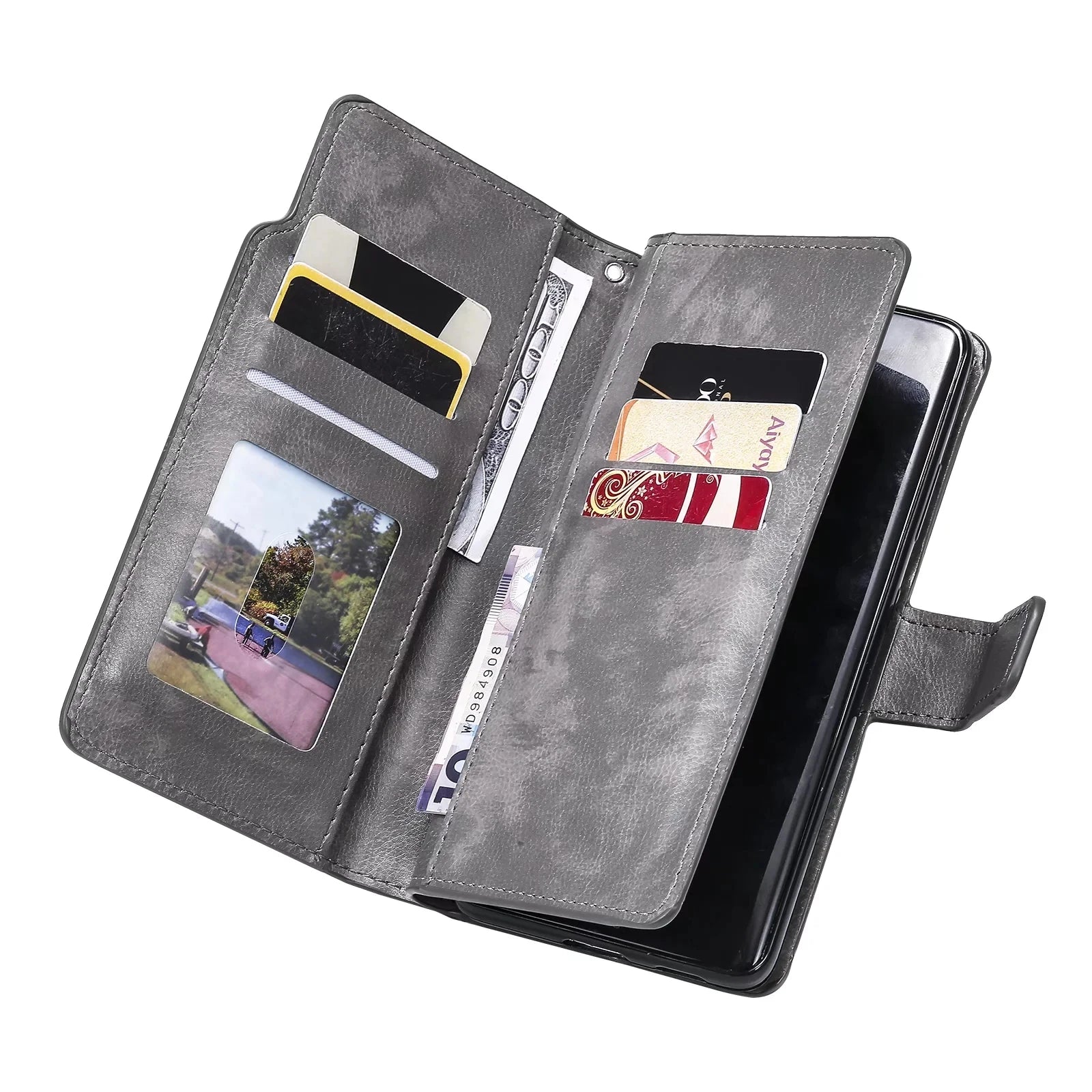 Flip Wallet Leather Galaxy A Case - DealJustDeal