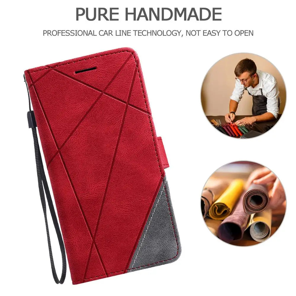 Wallet Stand Leather Flip Galaxy Case - DealJustDeal