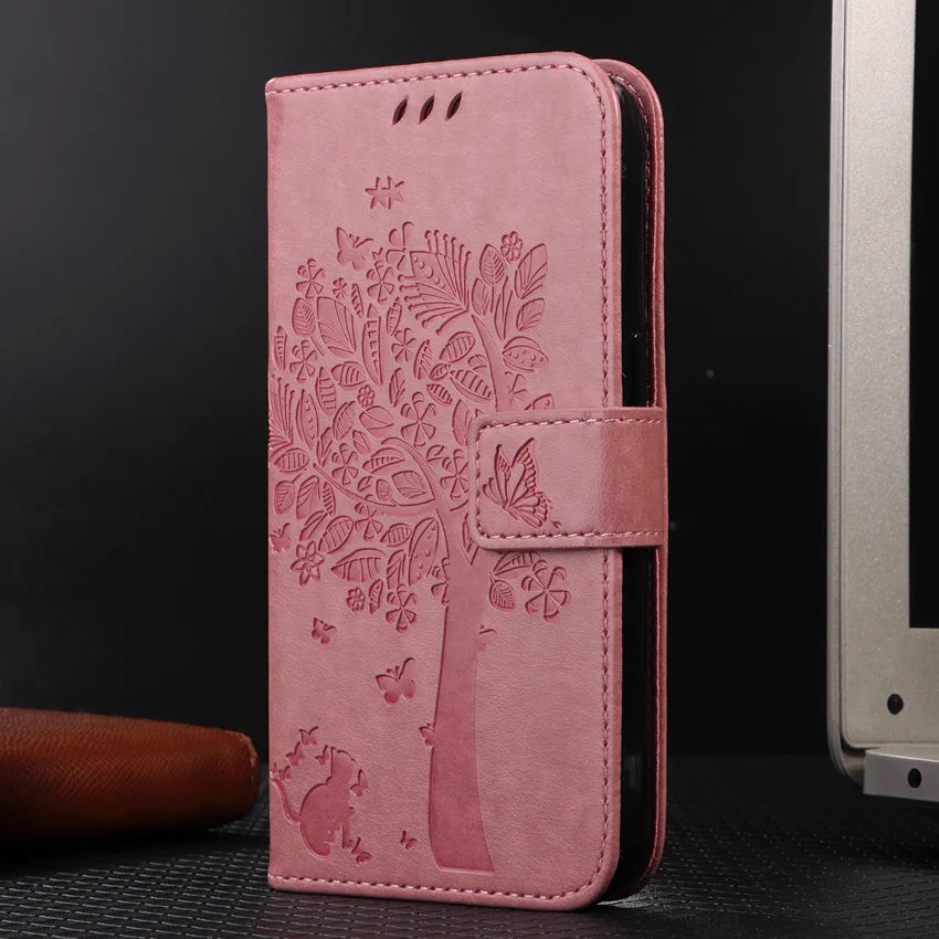 Card Slot Flip Leather galaxy A Case - DealJustDeal