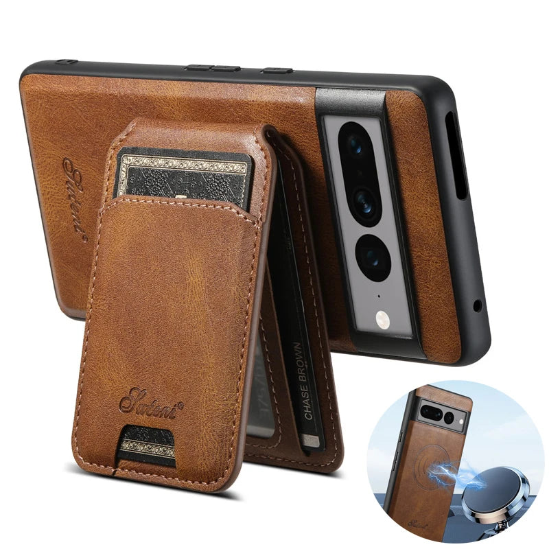 Magsafe 2 In 1 Detachable Magnetic Leather Google Case - DealJustDeal