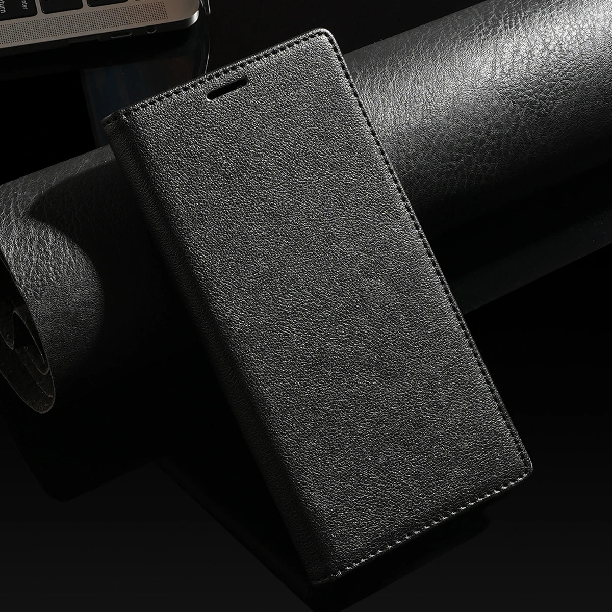 Ultra-thin Magnetic Flip Book Card Holder Wallet Leather Google Case - DealJustDeal