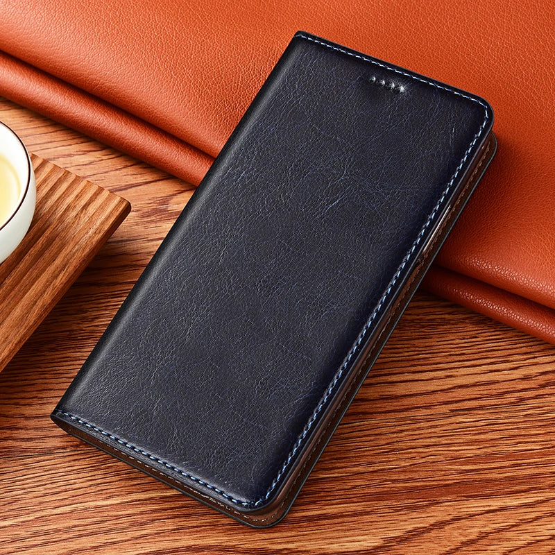 Flip Wallet Genuine Leather Galaxy S Case - DealJustDeal