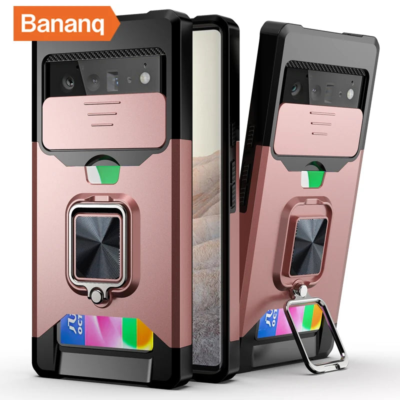 Card Slot Stand Phone Lens Protection Google Case - DealJustDeal