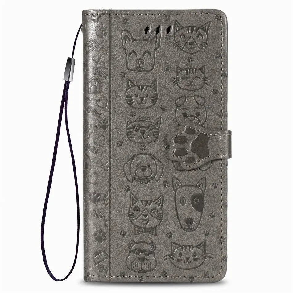 Lovely Cat Dog Kids Phone Holster iPhone Case - DealJustDeal