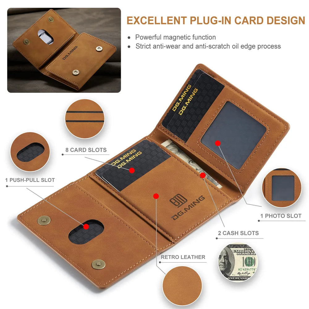 2 In 1 Detachable Magnetic Leather iPhone Case - DealJustDeal