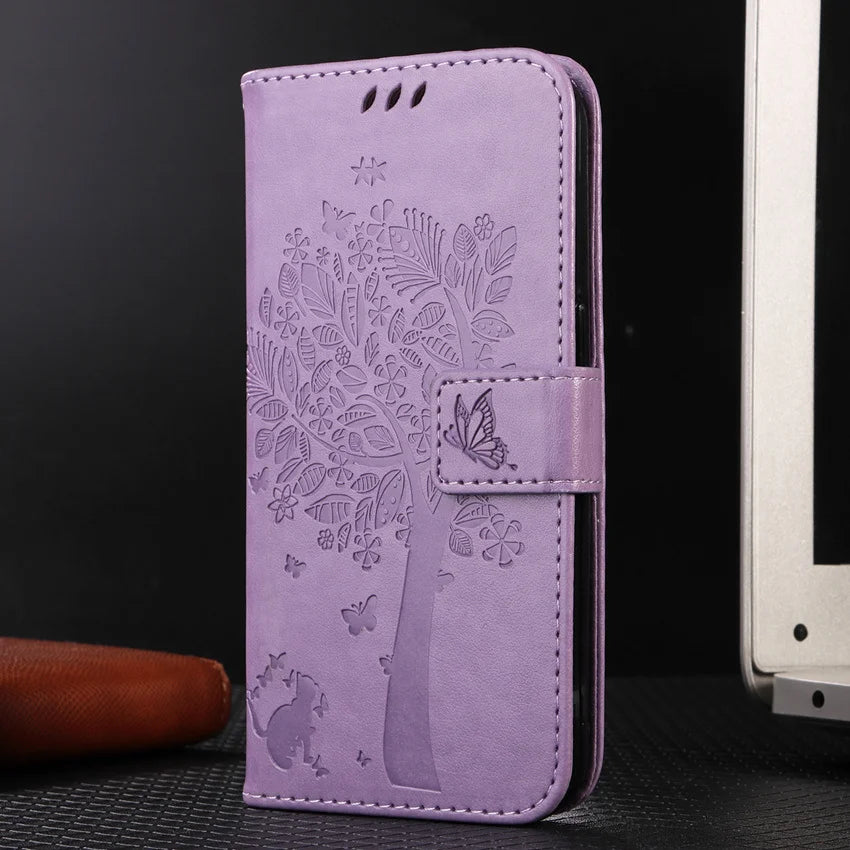 Wallet Card Slot Flip PU Leather Galaxy A Case - DealJustDeal