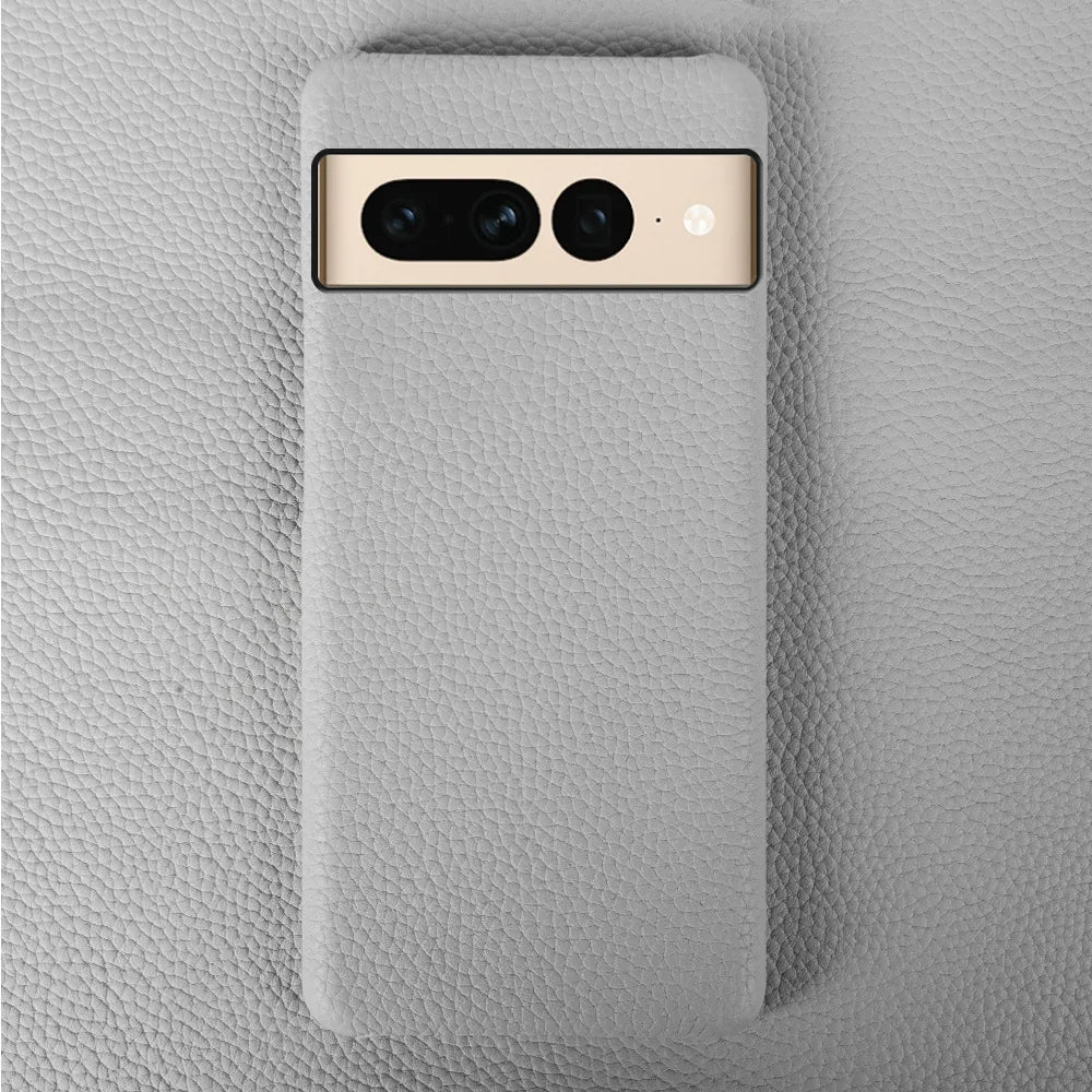 Litchi Design Genuine Leather Google Case - DealJustDeal