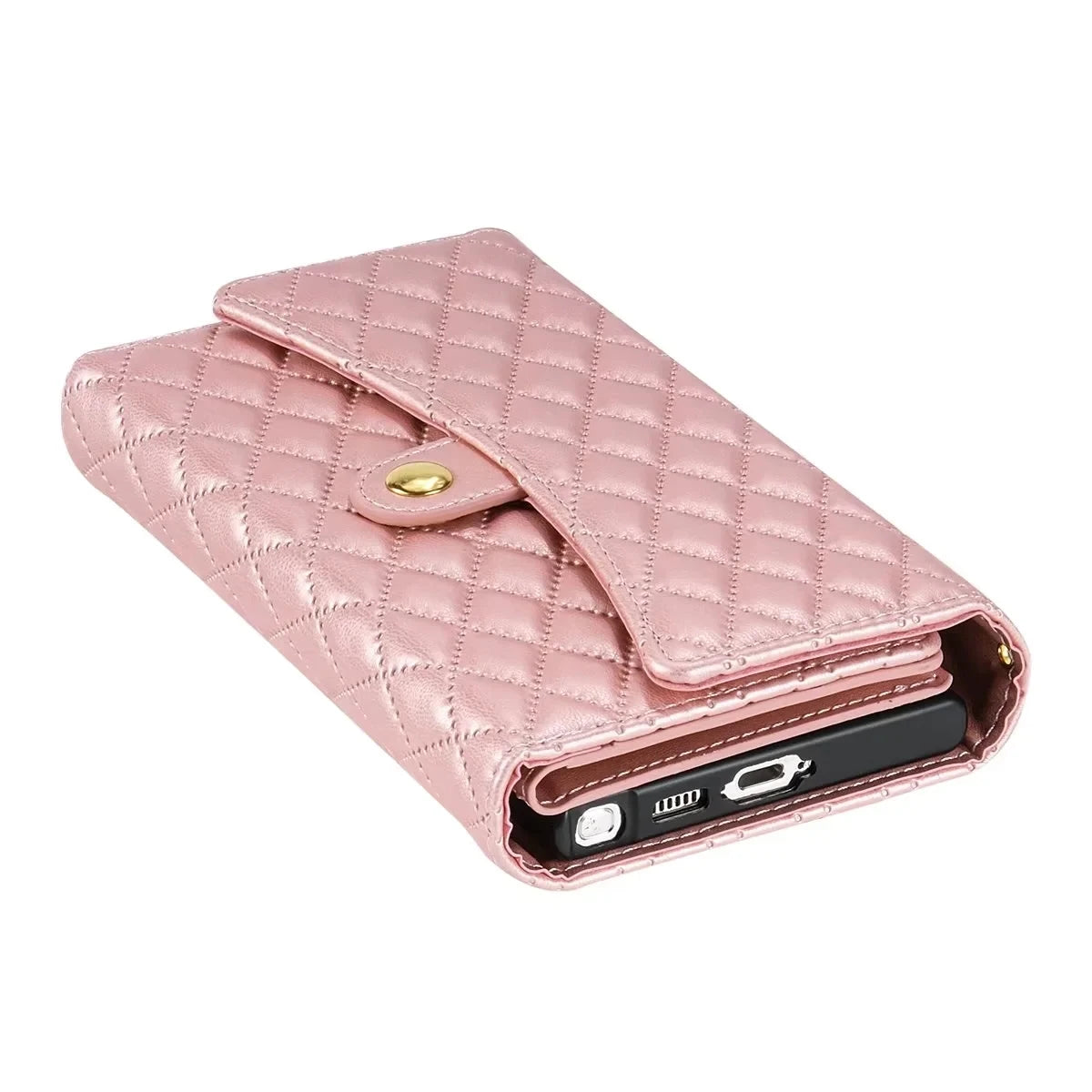 Crossbody Wallet Leather Galaxy A and S Case - DealJustDeal