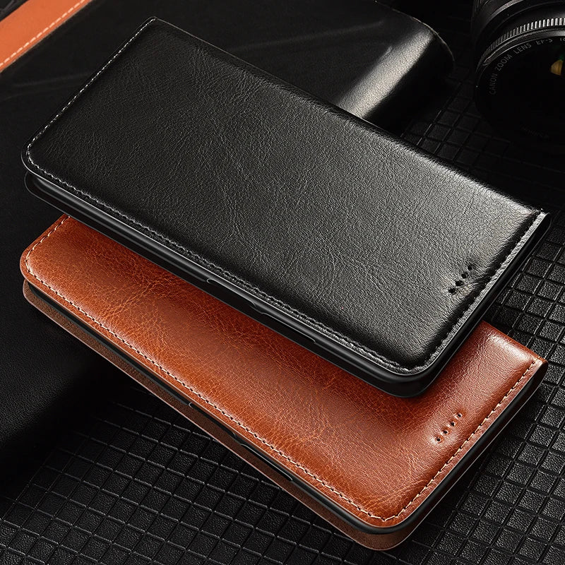 Flip Genuine Leather Google Case - DealJustDeal