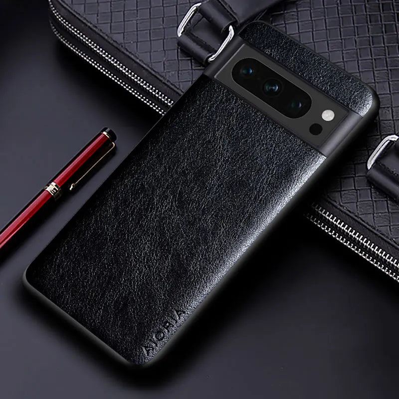 solid color design PU leather Google Case - DealJustDeal