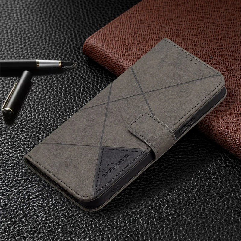 Wallet Magnetic Flip Shockproof Leather iPhone Case - DealJustDeal