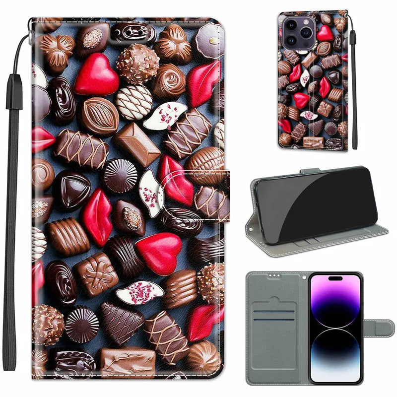 Wallet Stand Book Flip Leather Galaxy A Case - DealJustDeal