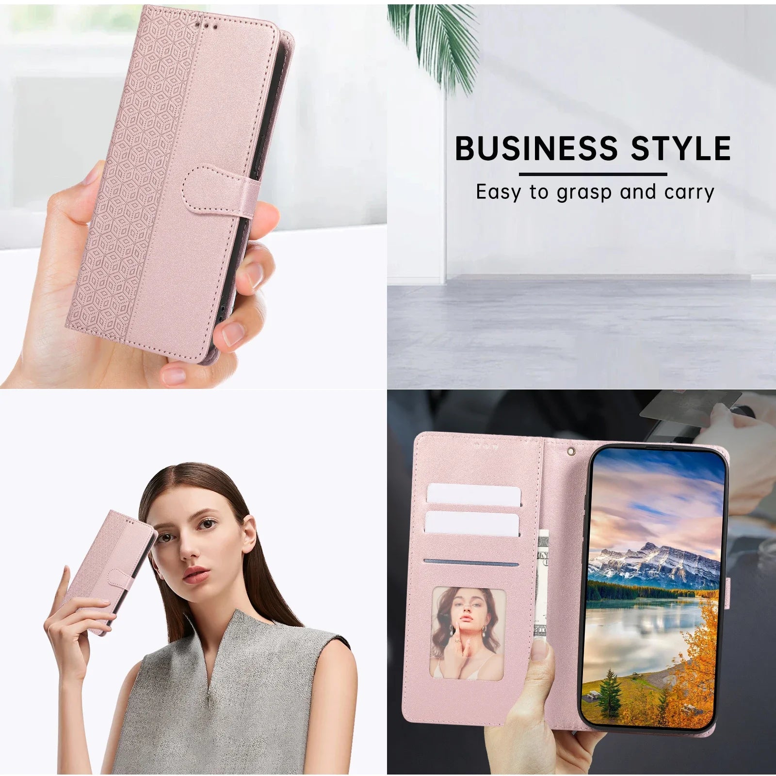 Flip Wallet Card Leather Galaxy A Case - DealJustDeal