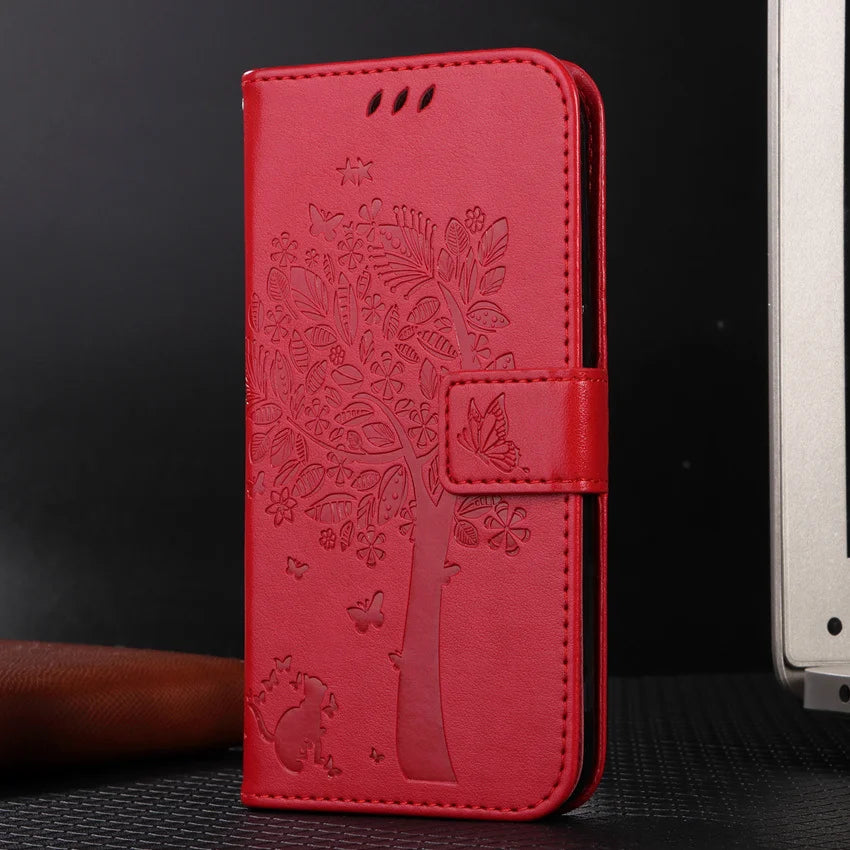 Wallet Card Slot Flip PU Leather Galaxy A Case - DealJustDeal