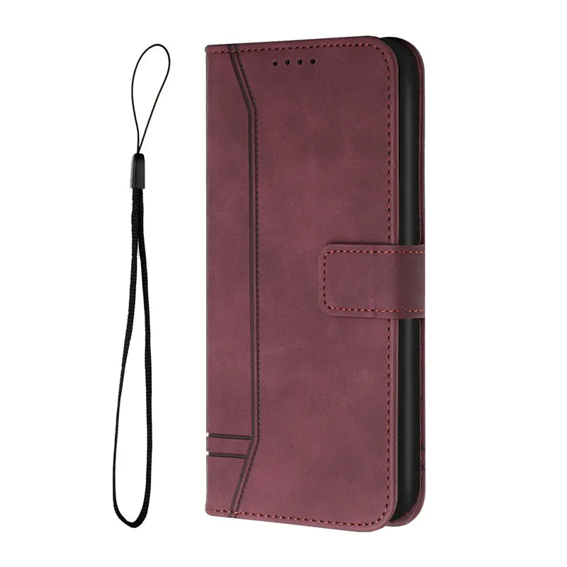 Leather Wallet Flip Book Google Case - DealJustDeal