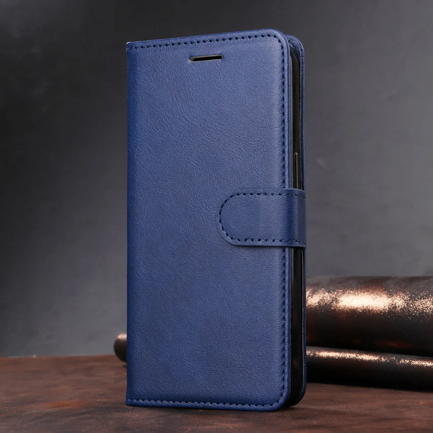 Pure Color Wallet Flip Leather Google Case - DealJustDeal