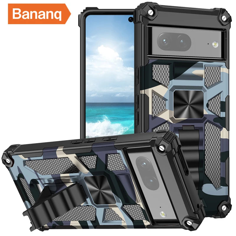 Camouflage Bracket Holder Armor Google Case - DealJustDeal