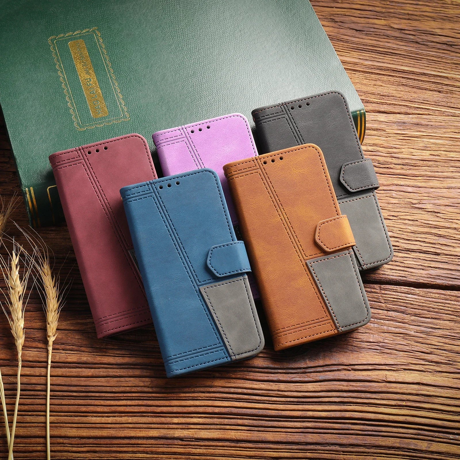 Wallet Leather Flip Galaxy A and M Case - DealJustDeal