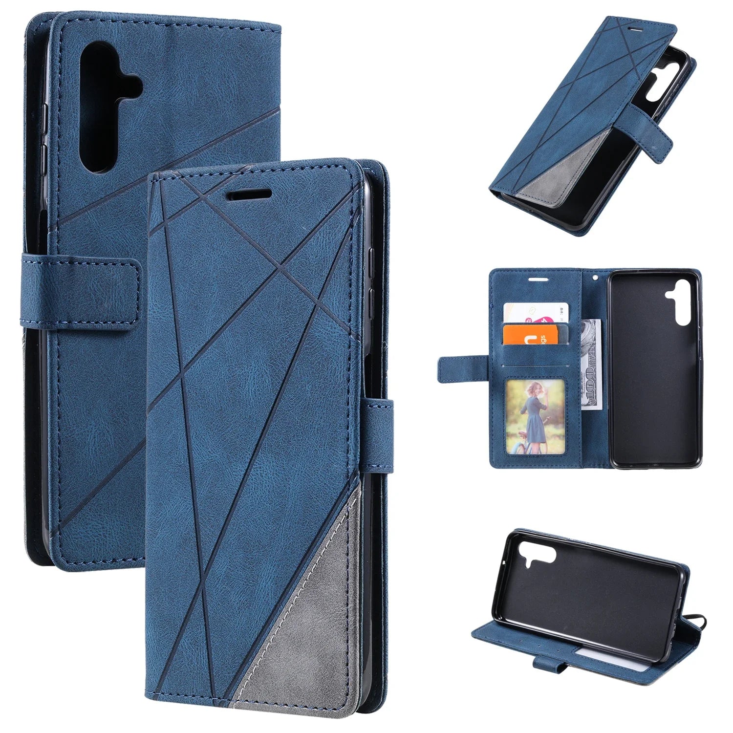 Flip Leather Wallet Galaxy A Case - DealJustDeal