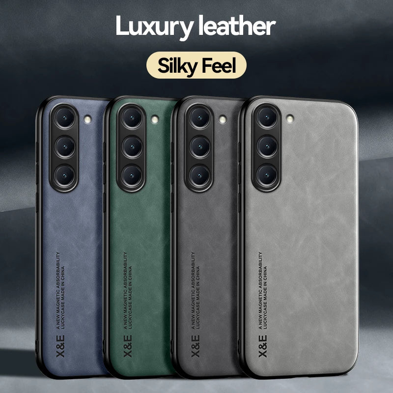 Magnetic Car Holder Leather galaxy S Case - DealJustDeal