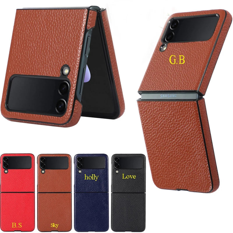 Anti-knock Leather Shockproof Galaxy Z Flip Case - DealJustDeal