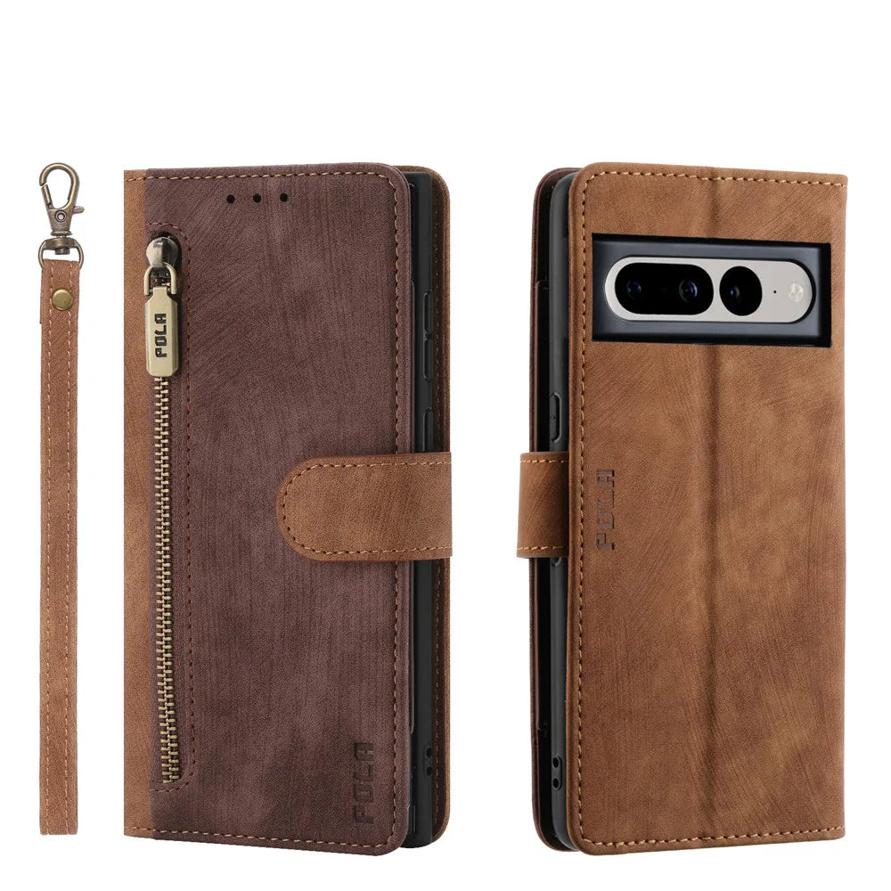 Shockproof Flip Wallet Leather Google Case - DealJustDeal