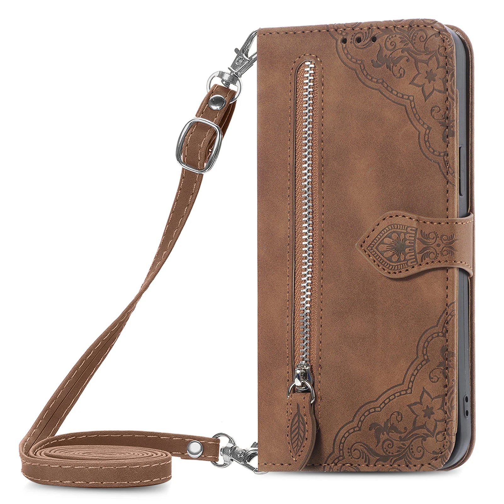 Zipper Wallet Flip Google Case - DealJustDeal