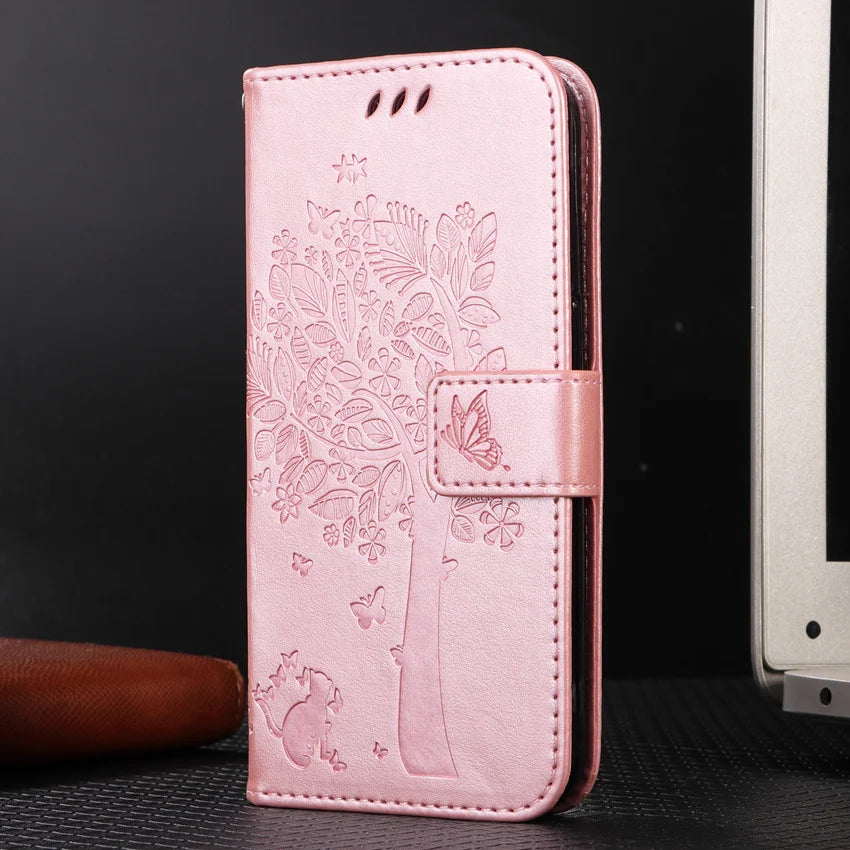 Wallet Card Slot Flip PU Leather Galaxy A Case - DealJustDeal