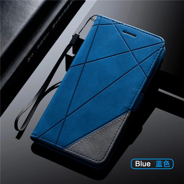 Leather Flip Stand Wallet Galaxy Case - DealJustDeal