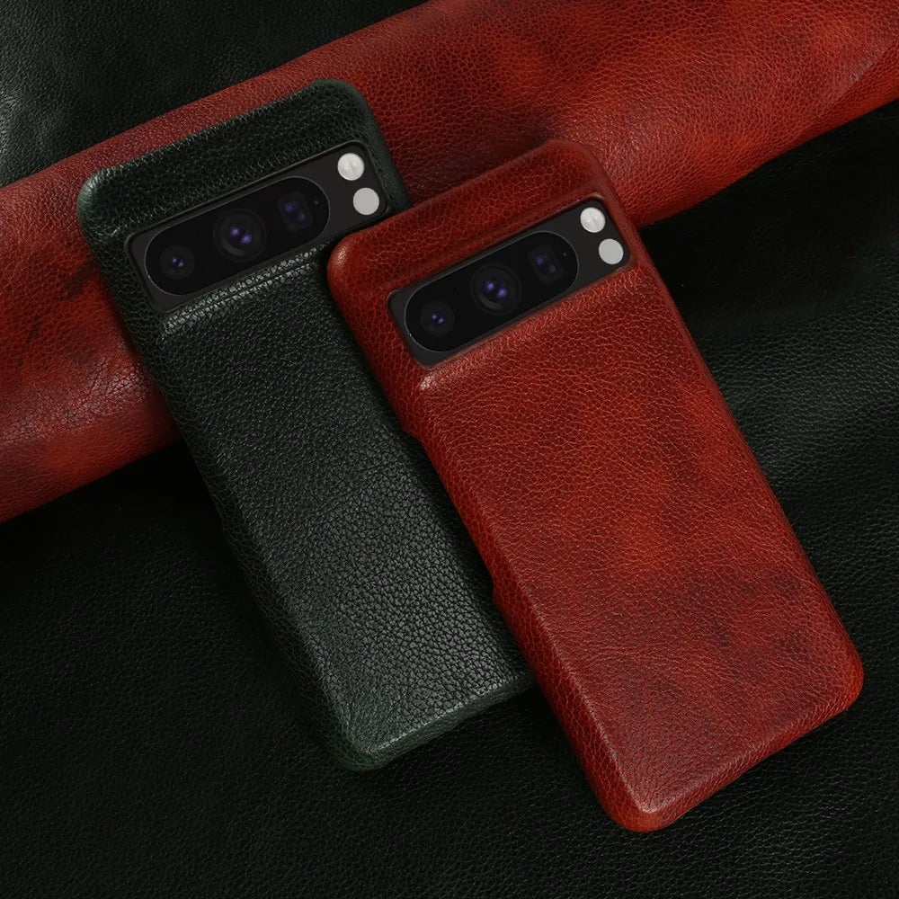 Retro Genuine Leather Google Case - DealJustDeal