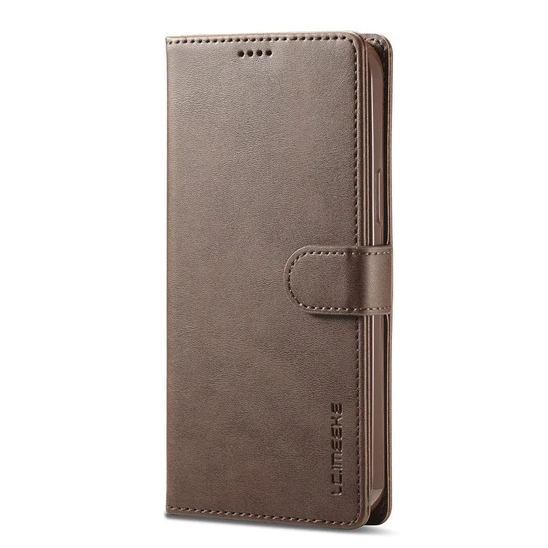 Magnetic Flip Leather iPhone Case - DealJustDeal