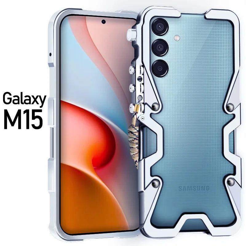 galaxy Metal Bumper Fashion Robot arm galaxy A, M and S Case - DealJustDeal