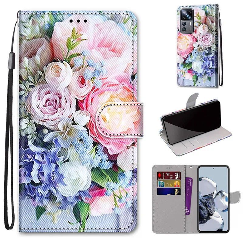 Wallet Stand Book Flip Leather Galaxy A Case - DealJustDeal