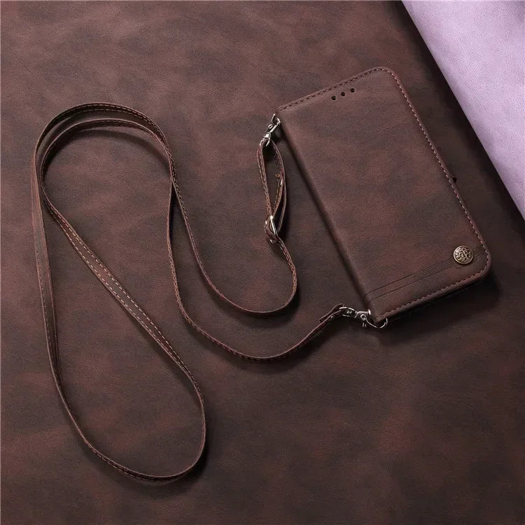 Magnetic Wallet Leather Flip iPhone Case - DealJustDeal