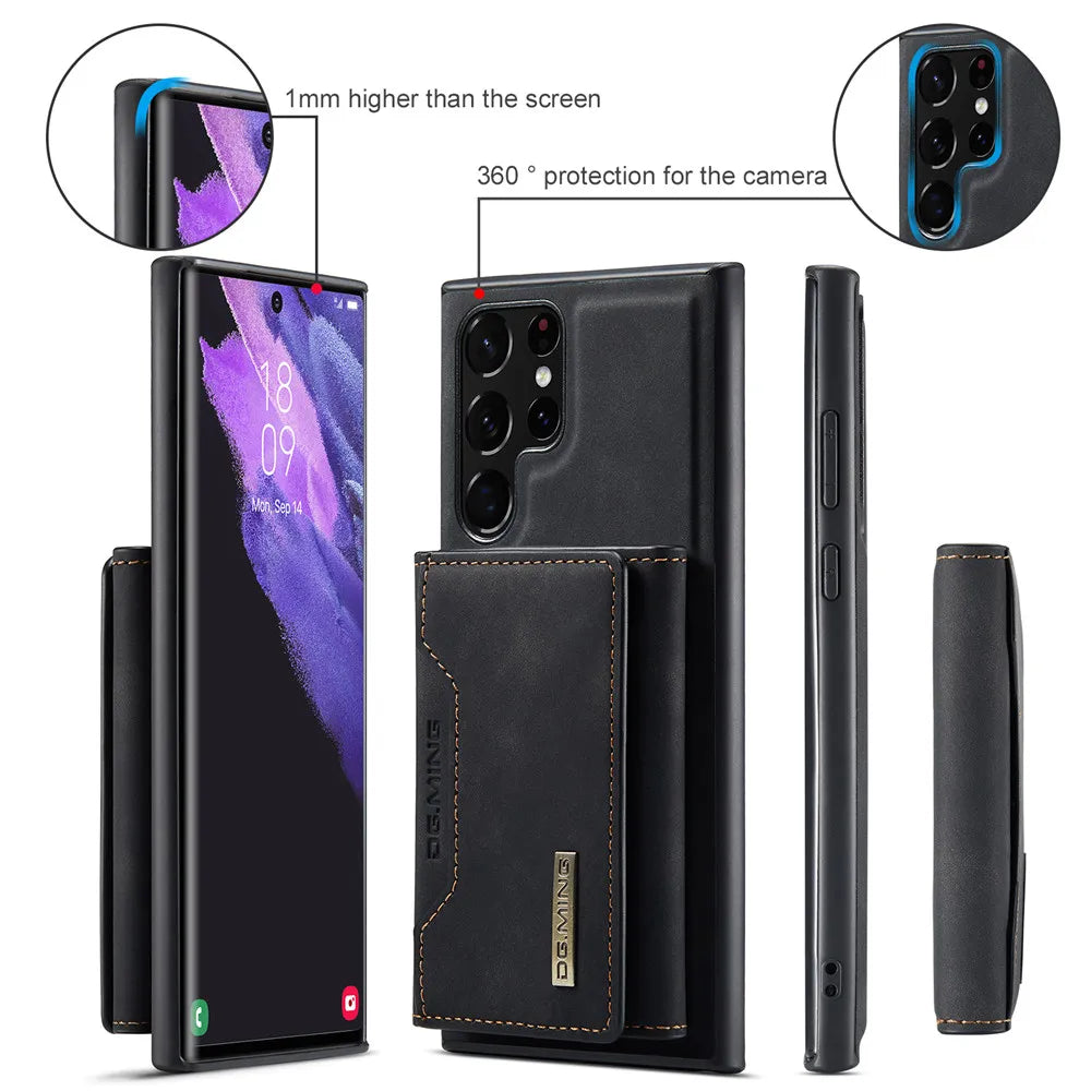 2 in 1 Detachable Magnetic Leather Galaxy S and Note Case - DealJustDeal