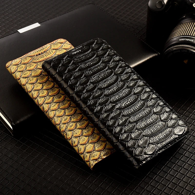 Python Genuine Leather Galaxy A Case - DealJustDeal