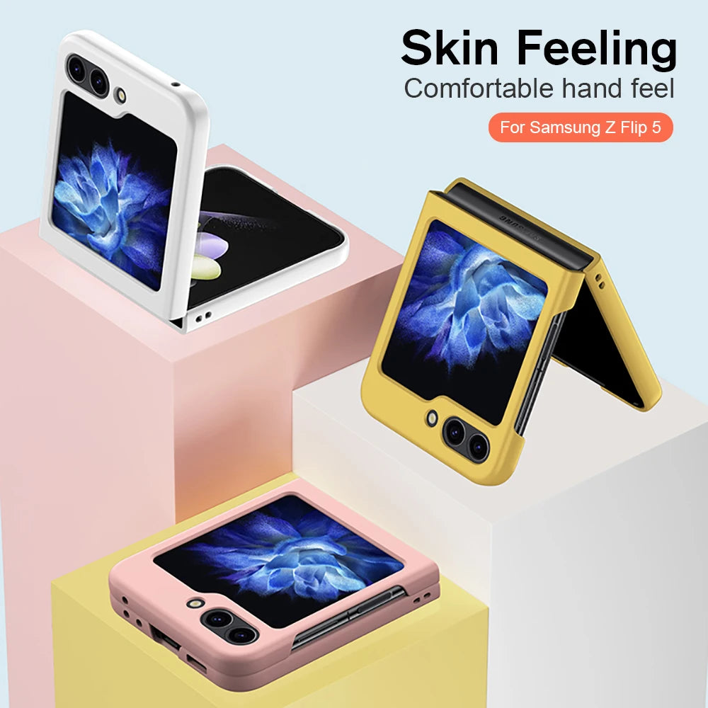 Anti-Knock Candy Skin Feel Hard PC Matte Galaxy Z Flip Case - DealJustDeal